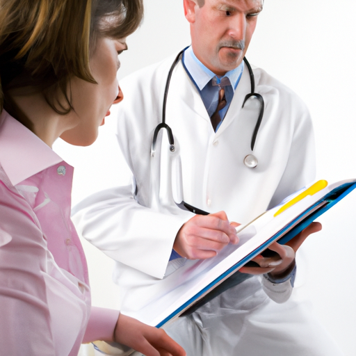 רופא בוחן את המשוב של המטופלים ומבצע שיפורים בתרגול שלהם
