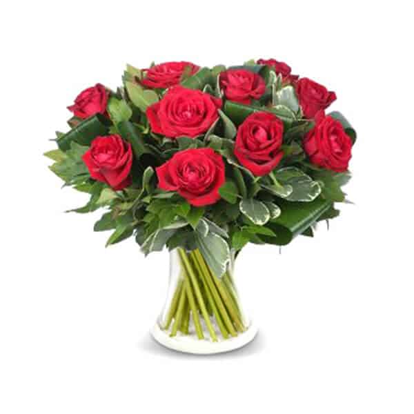 משלוח פרחים - זר ורדים אדומים