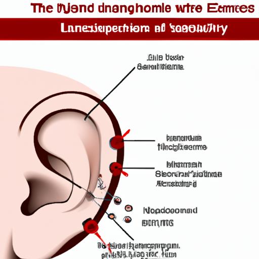 תרשים המראה סיבוכים אפשריים של דלקות אוזניים לא מטופלות